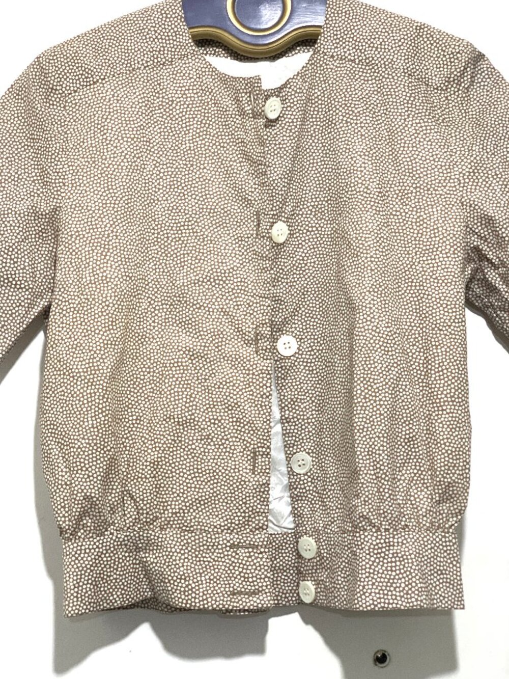 VINTAGE PORTS INTERNATIONAL SHORT SLEEVE POLKA DOT BLOUSES SIZE 6